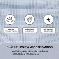 Áo sơ mi nam form Tailor Fit dài tay mã A1MD538T1-CNCR 107-2803-D