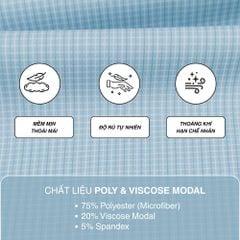 Áo sơ mi nam Tailor Fit dài tay mã A1MD568T1-CNCR 133-2804-D