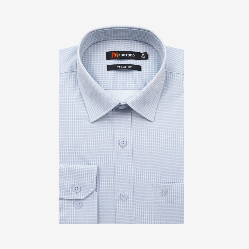 Áo sơ mi nam Tailor Fit dài tay A1MD538T1-CNCR843-2710-D