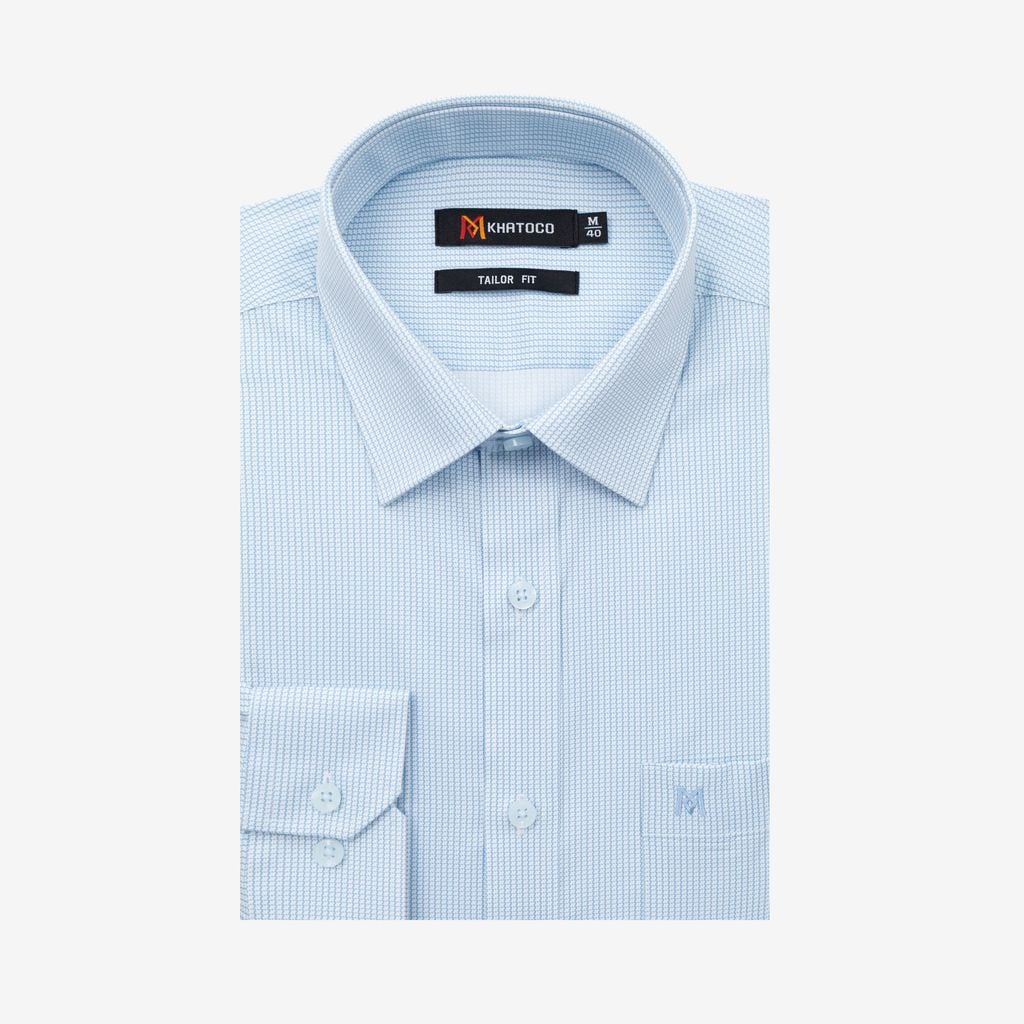 Áo sơ mi nam Tailor Fit dài tay mã A1MD568T1-CNSC 031-2801-D