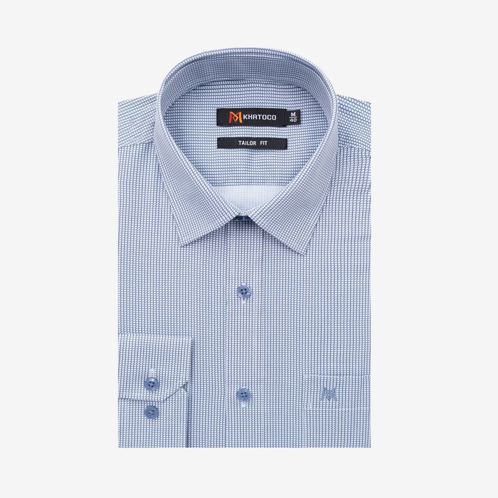 Áo sơ mi nam Tailor Fit dài tay mã A1MD568T1-CNSC 032-2801-D