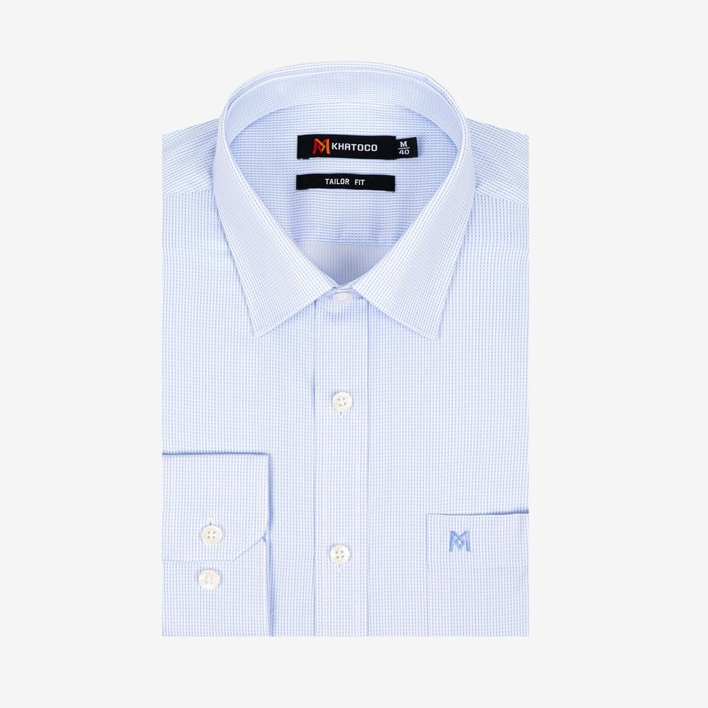 Áo sơ mi nam Tailor Fit dài tay A1MD568T1-CNSC824-2709-D