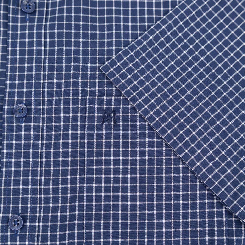 Áo sơ mi nam form Tailor Fit ngắn tay mã A1MN498T2-CNCR 115-2803-N