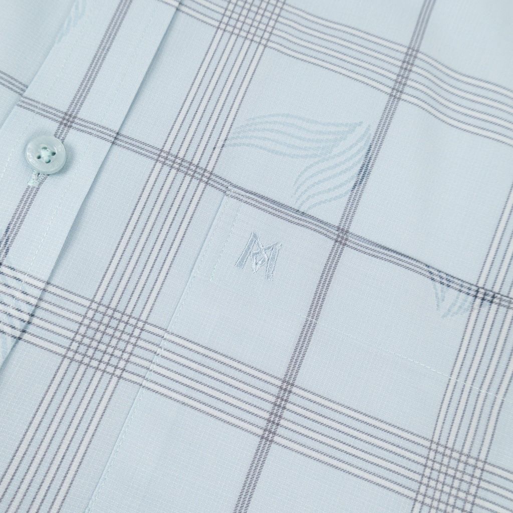 Áo sơ mi nam ngắn tay A1MN498T2-CNCR754-2704-N