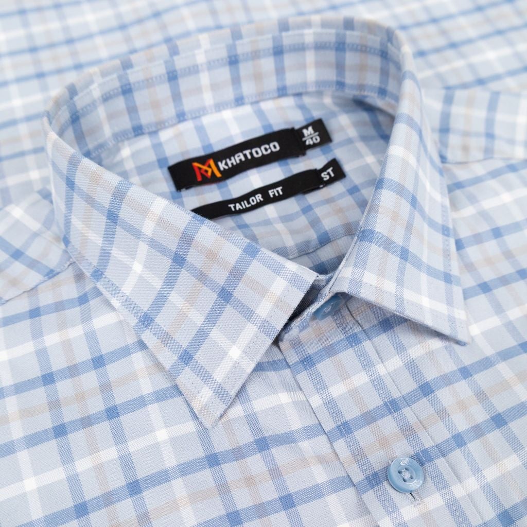 Áo sơ mi nam Tailor Fit ngắn tay A1MN498T2-CNCR847-2711-N