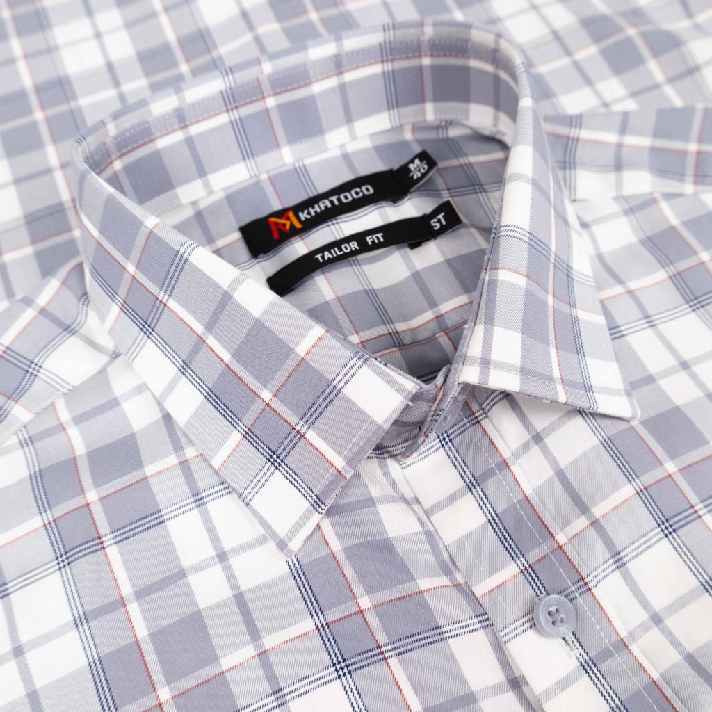 Áo sơ mi nam Tailor Fit ngắn tay A1MN498T2-CNCR863-2711-N