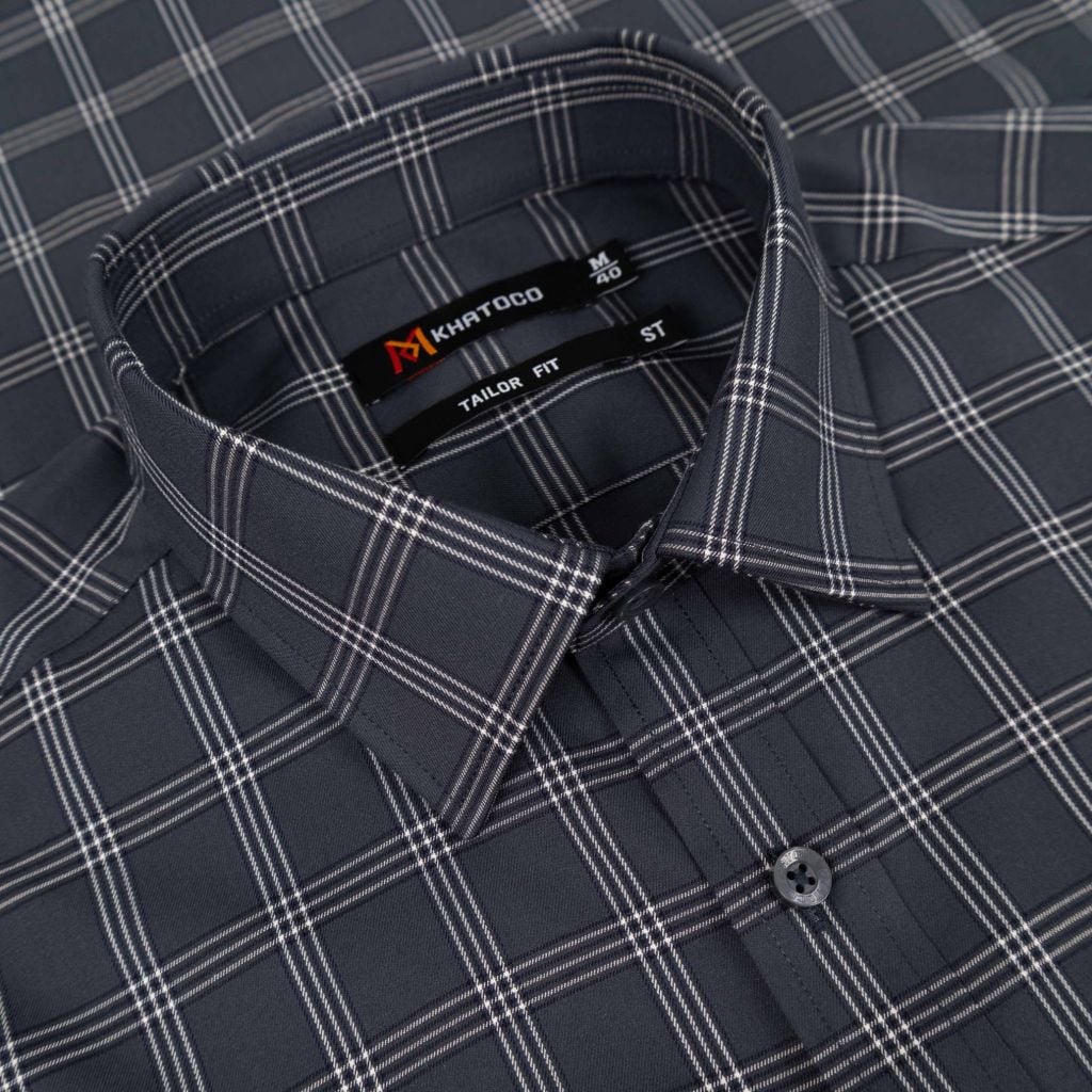 Áo sơ mi nam Tailor Fit ngắn tay A1MN498T2-CNCR864-2711-N