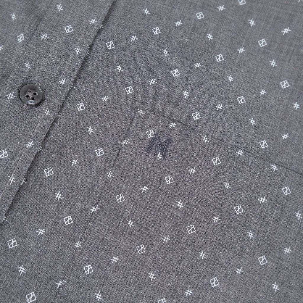 Áo sơ mi nam ngắn tay mã A1MN498T2-CNIN763-2704-N