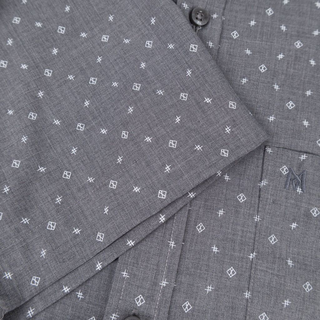 Áo sơ mi nam ngắn tay mã A1MN498T2-CNIN763-2704-N