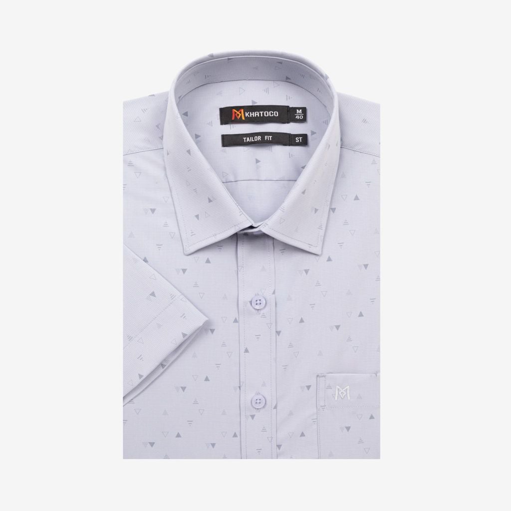 Áo sơ mi nam Tailor Fit ngắn tay mã A1MN498T2-CNIN 857-2711-N