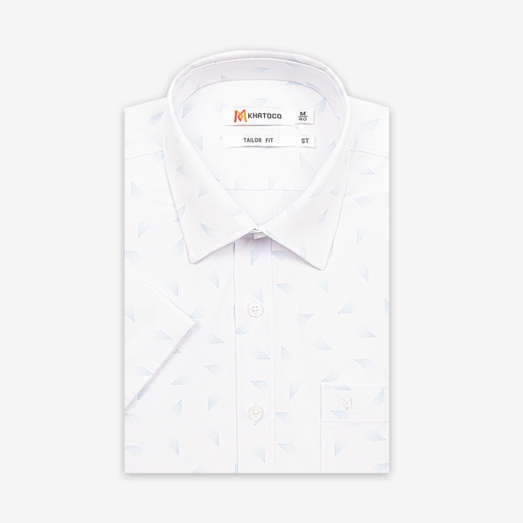 Áo sơ mi nam Tailor Fit ngắn tay mã A1MN498T2-CNIN 858-2711-N