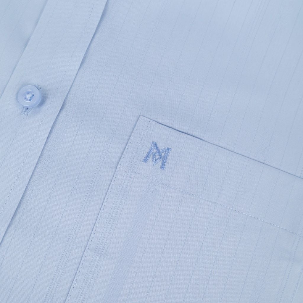 Áo sơ mi nam ngắn tay A1MN498T2-CNMK758-2704-N