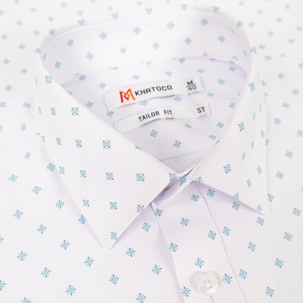 Áo sơ mi nam Tailor Fit ngắn tay mã A1MN518T2-CNCR 003-2801-N