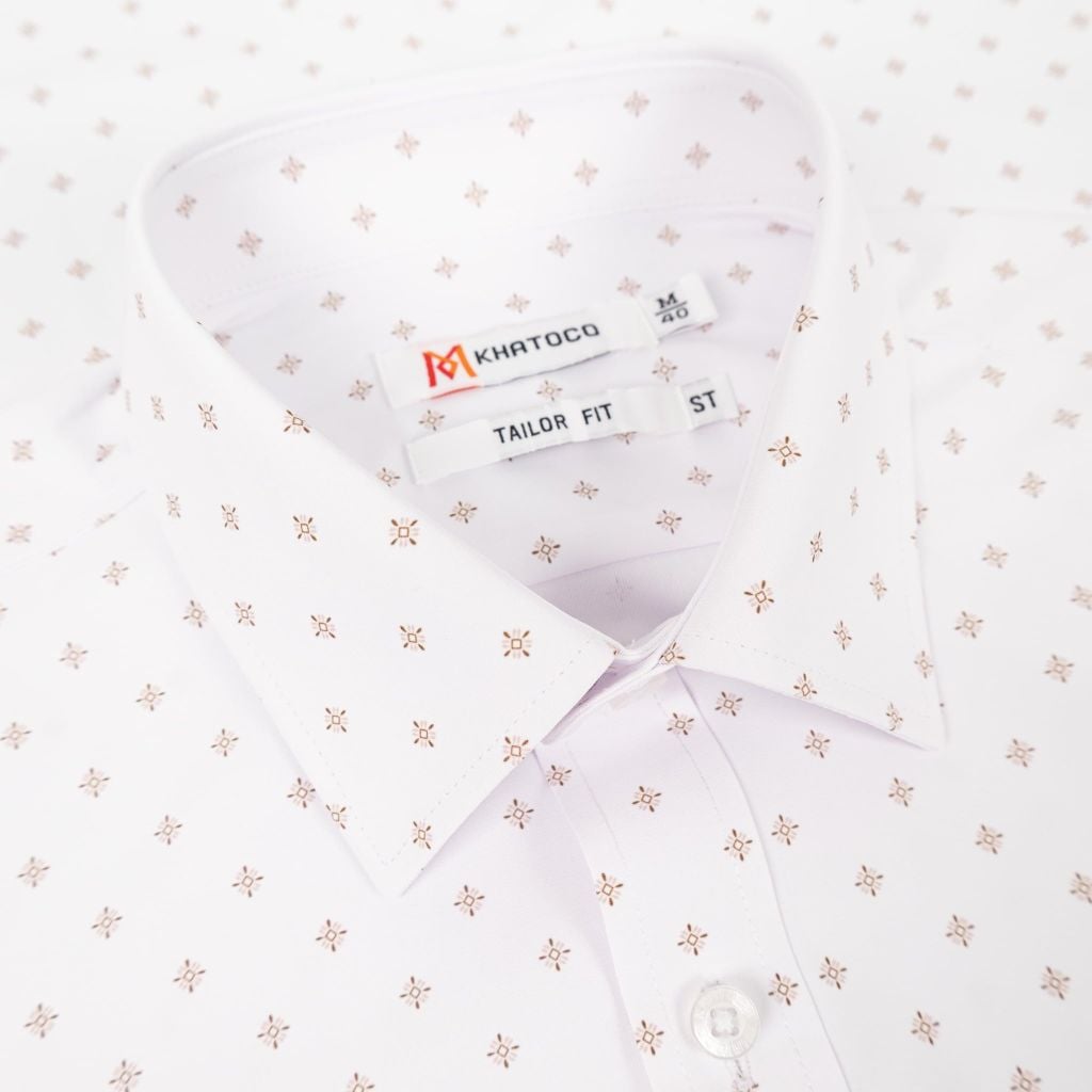 Áo sơ mi nam Tailor Fit ngắn tay mã A1MN518T2-CNCR 004-2801-N