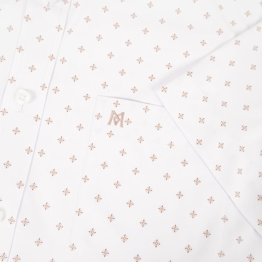 Áo sơ mi nam Tailor Fit ngắn tay mã A1MN518T2-CNCR 004-2801-N