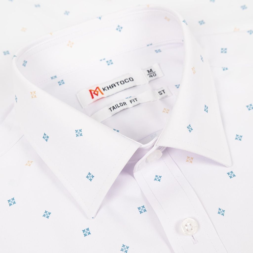 Áo sơ mi nam Tailor Fit ngắn tay mã A1MN518T2-CNCR 005-2801-N