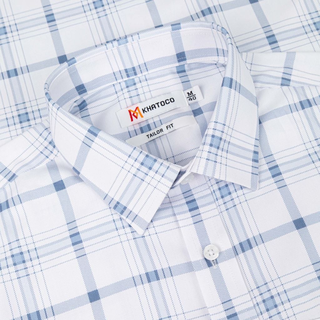 Áo sơ mi nam Tailor Fit ngắn tay mã A1MN518T2-CNCR 088-2803-N