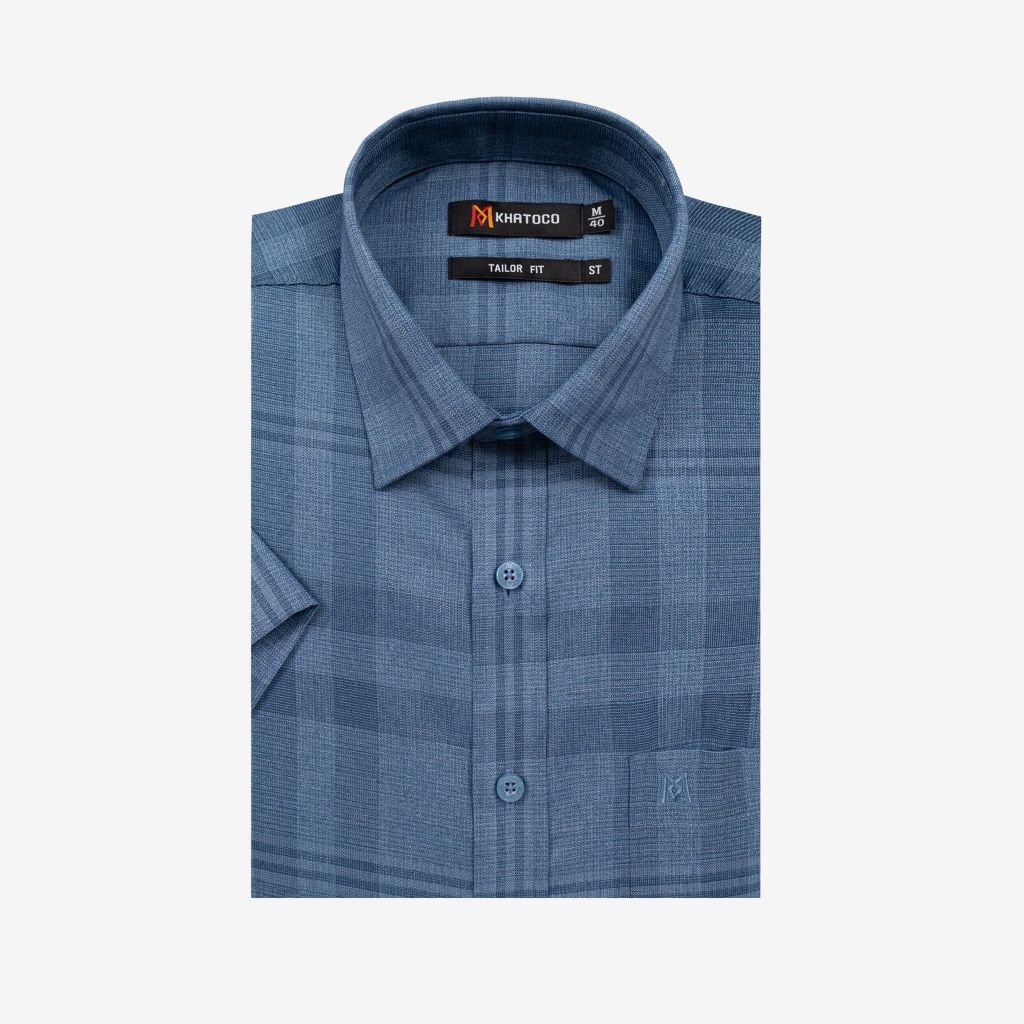 Áo sơ mi nam ngắn tay A1MN518T2-CNCR789-2707-N