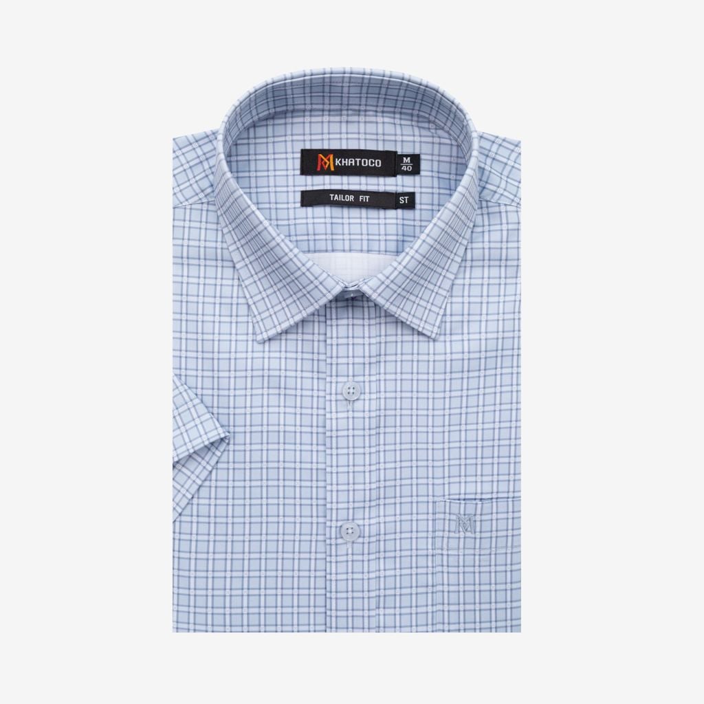 Áo sơ mi nam Tailor Fit ngắn tay mã A1MN518T2-CNCR 889-2711-N