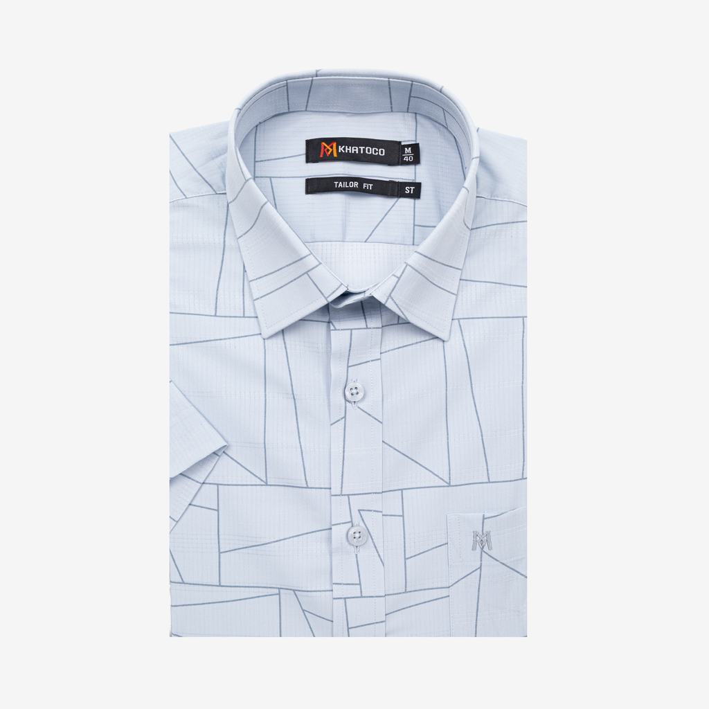 Áo sơ mi nam ngắn tay mã A1MN518T2-CNIN728-2703-N