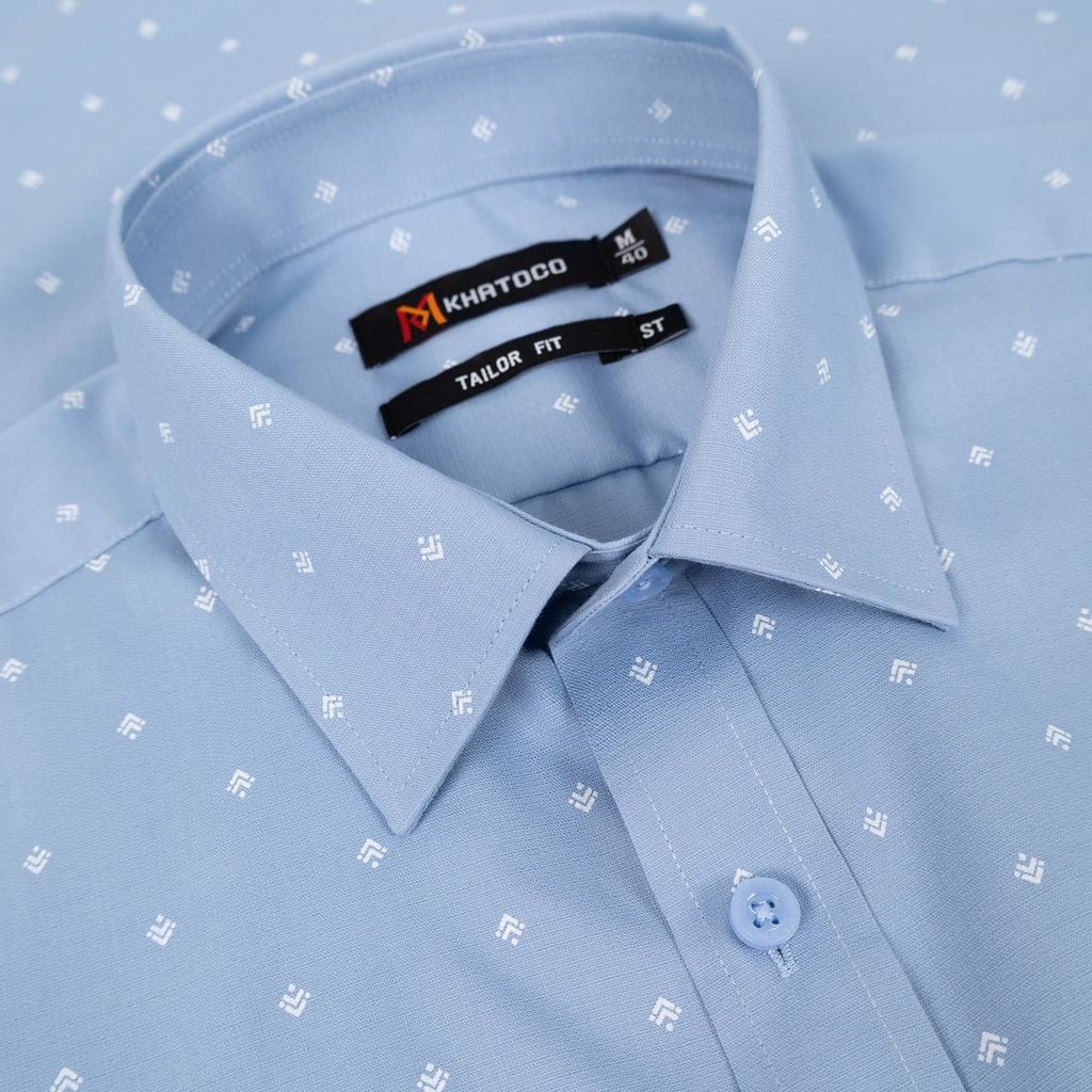 Áo sơ mi nam Tailor Fit ngắn tay mã A1MN518T2-CNIN 882-2711-N