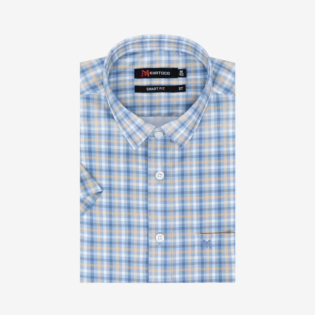 Áo sơ mi nam Smart Fit ngắn tay mã A1MN538S2-CNCR 070-2802-N