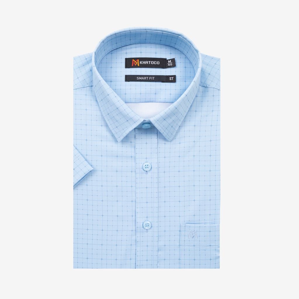 Áo sơ mi nam ngắn tay A1MN538S2-CNCR877-2711-N