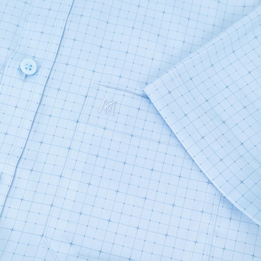 Áo sơ mi nam ngắn tay A1MN538S2-CNCR877-2711-N