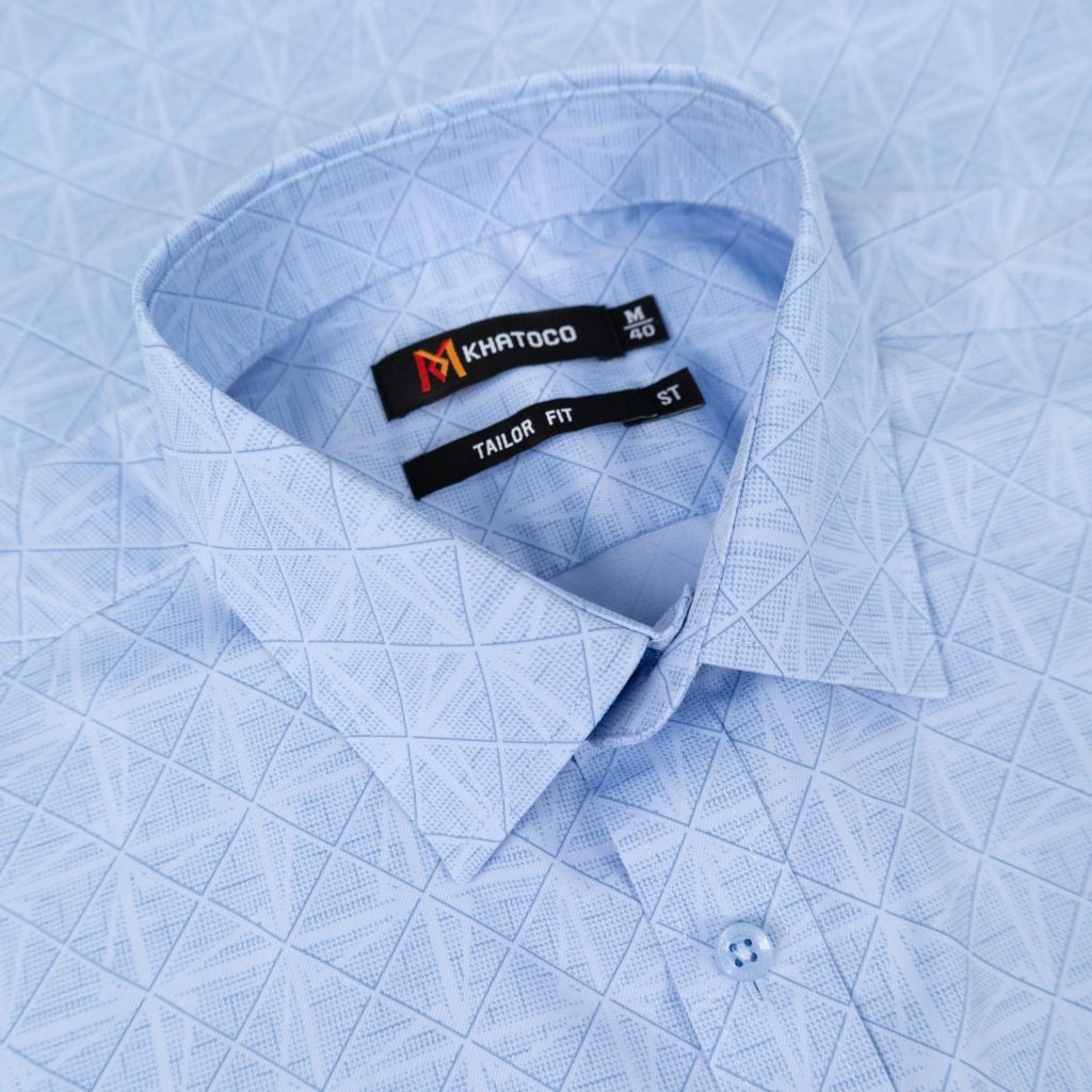 Áo sơ mi nam Tailor Fit ngắn tay mã A1MN538T2-CNCR 018-2801-N