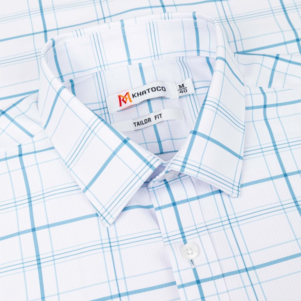 Áo sơ mi nam Tailor Fit ngắn tay mã A1MN538T2-CNCR 089-2803-N