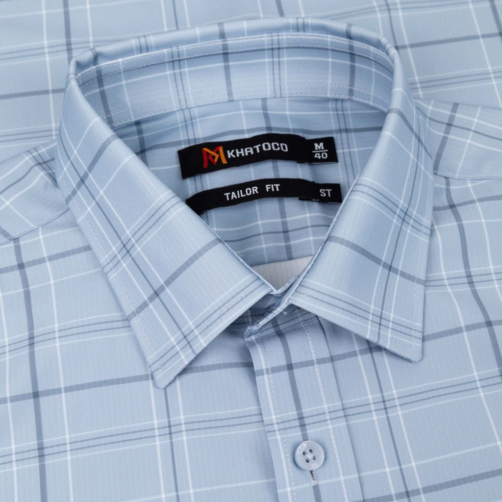 Áo sơ mi nam Tailor Fit ngắn tay mã A1MN538T2-CNCR 090-2803-N