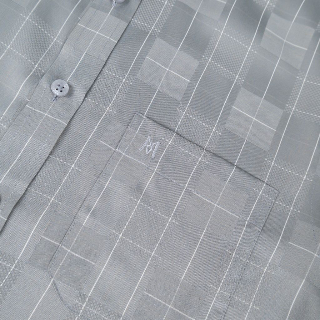 Áo sơ mi nam ngắn tay A1MN538T2-CNCR760-2704-N