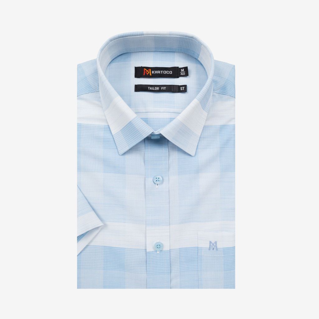 Áo sơ mi nam ngắn tay A1MN538T2-CNCR816-2709-N