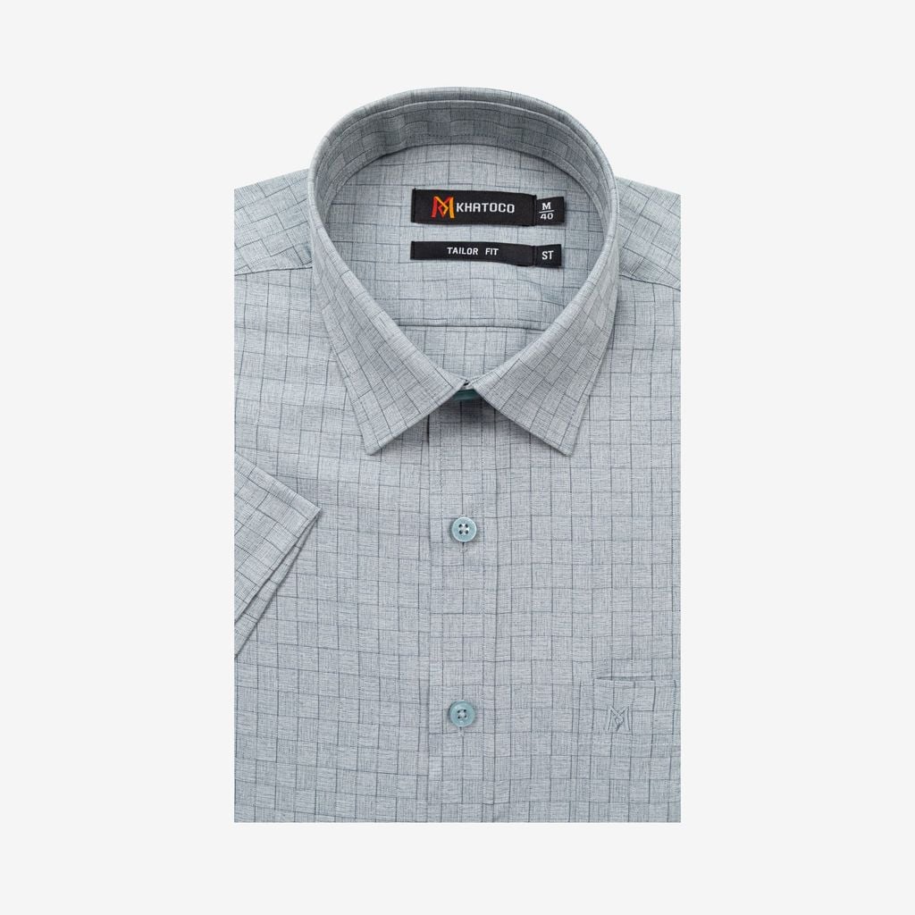 Áo sơ mi nam Tailor Fit ngắn tay A1MN538T2-CNCR821-2709-N