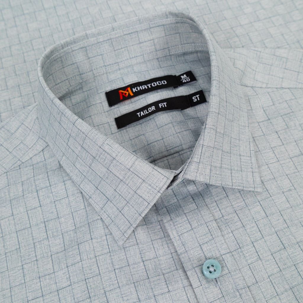 Áo sơ mi nam Tailor Fit ngắn tay A1MN538T2-CNCR821-2709-N