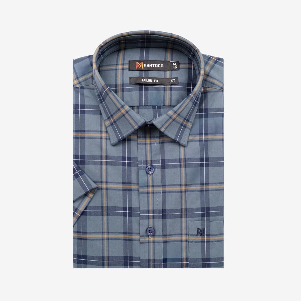 Áo sơ mi nam Tailor Fit ngắn tay mã A1MN538T2-CNCR 861-2711-N