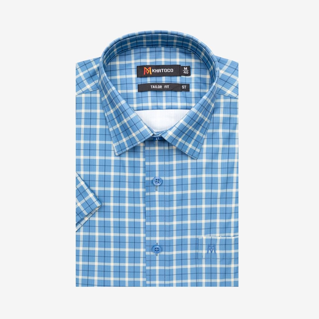 Áo sơ mi nam Tailor Fit ngắn tay mã A1MN538T2-CNCR 891-2711-N