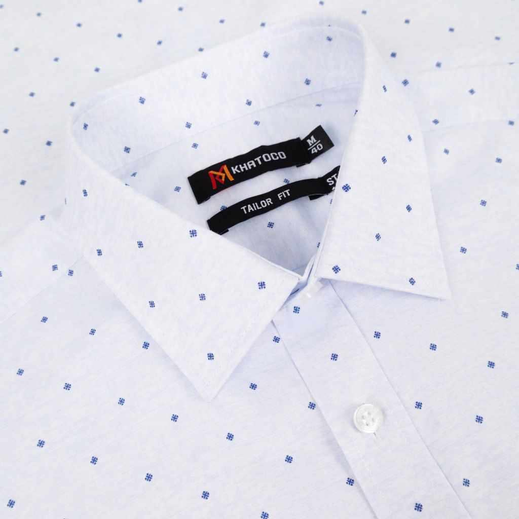 Áo sơ mi nam Tailor Fit ngắn tay A1MN538T2-CNIN820-2709-N