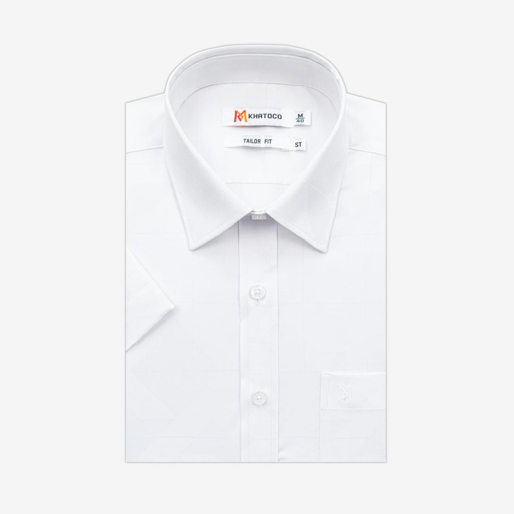 Áo sơ mi nam Tailor Fit ngắn tay mã A1MN538T2-CNTR 025-2801-N