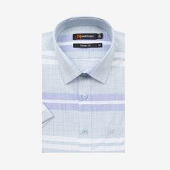 Áo sơ mi nam ngắn tay A1MN568T2-CNSC818-2709-N