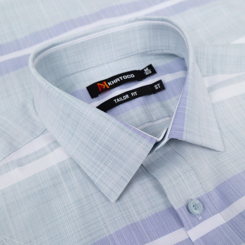 Áo sơ mi nam ngắn tay A1MN568T2-CNSC818-2709-N