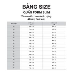 Quần tây nam slim fit mã Q1M578S0-CNXM775-2707-0
