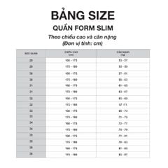 Quần tây nam Slim Fit không ly mã Q1M578S0-CNDE 774-2804-0