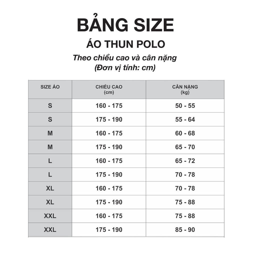 Áo polo  nam không túi mã A2MN498R2-CNSC 141-2804-0