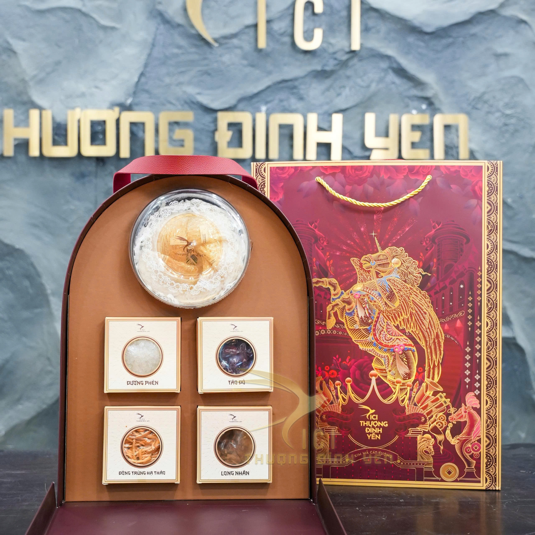  SET YẾN KHÔ TINH CHẾ KIM MÃ CÁT TƯỜNG 
