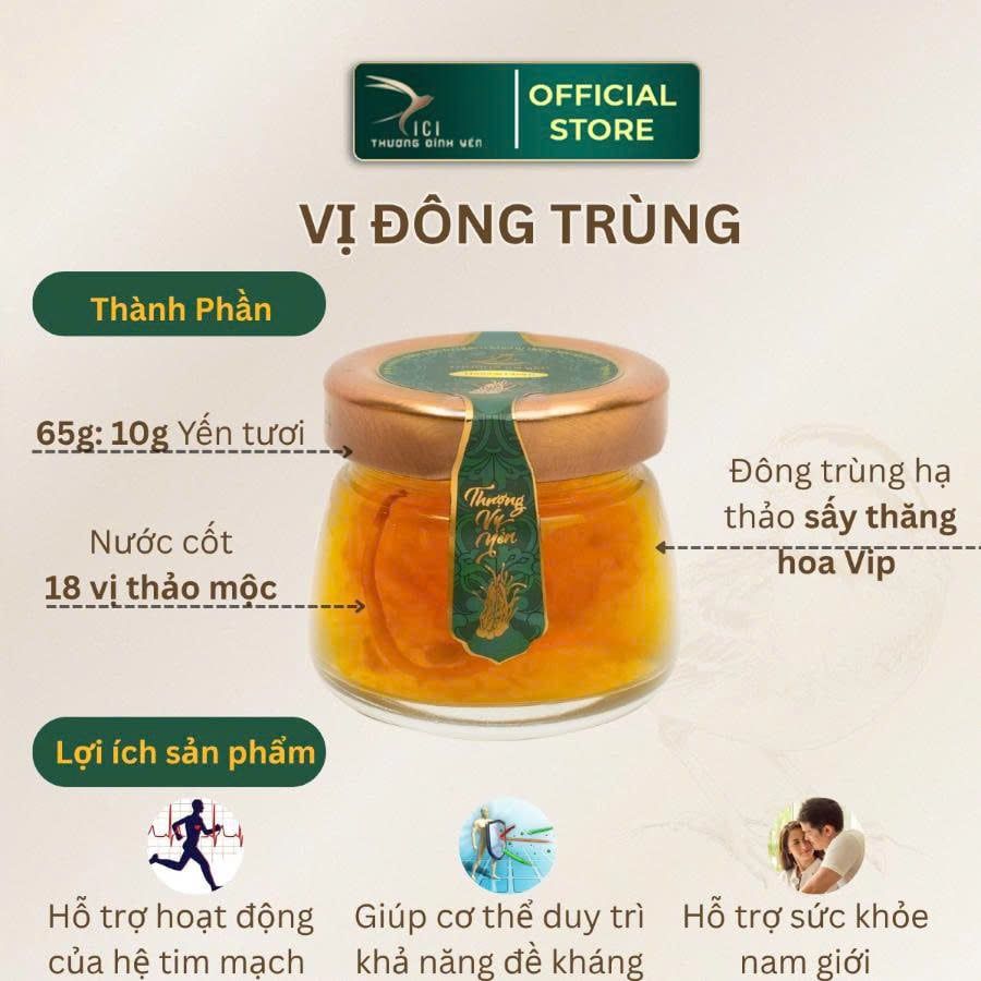  Combo 10 Hũ Yến Thượng Phẩm 65g 