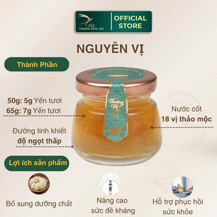  Combo 10 Hũ Yến Sào Cao Phẩm 65g 