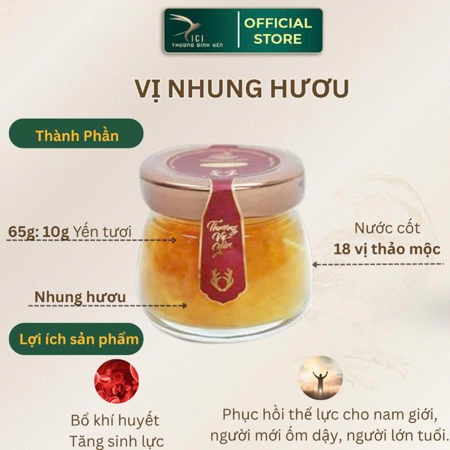  Combo 10 Hũ Yến Thượng Phẩm 65g 