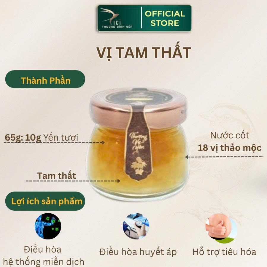  Combo 10 Hũ Yến Thượng Phẩm 65g 