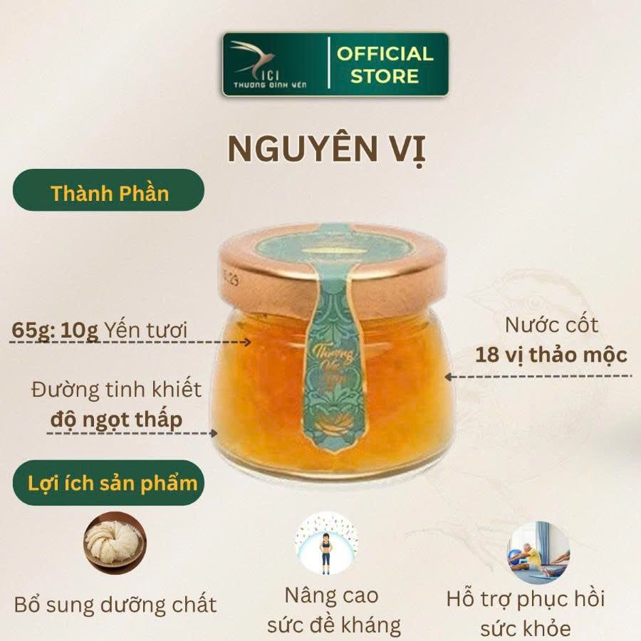  Combo 10 Hũ Yến Thượng Phẩm 65g 